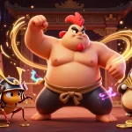 Dhani win gameplay scene featuring an epic showdown between characters in a dynamic casino arena