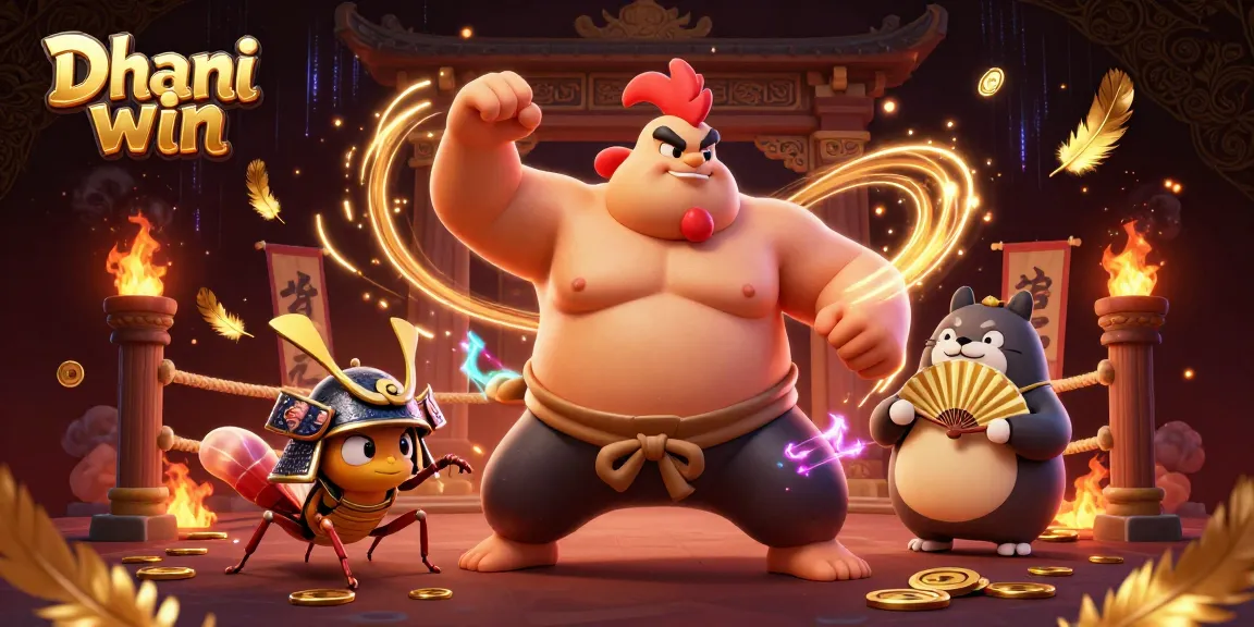 Dhani win gameplay scene featuring an epic showdown between characters in a dynamic casino arena