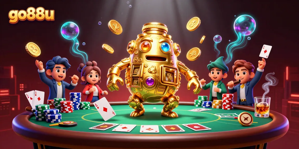 Win big with go88u at a dazzling online casino featuring a golden golem!